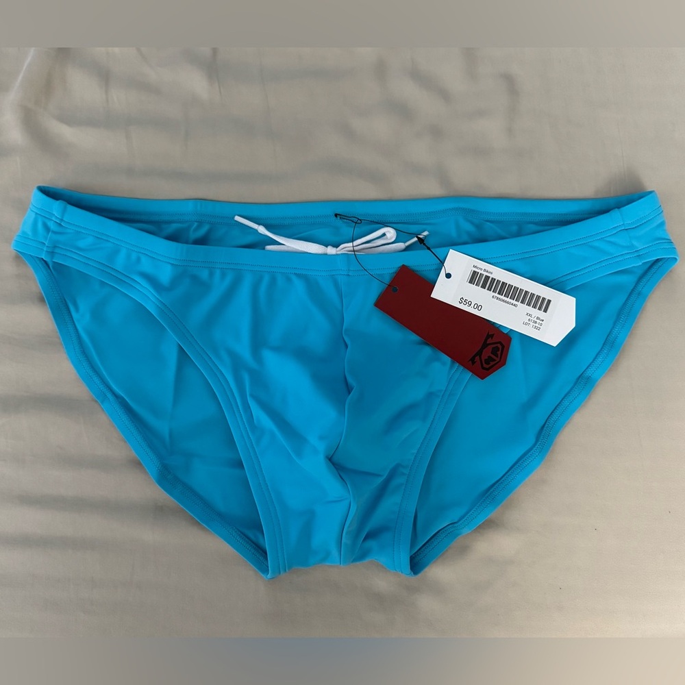 🆕 Brand New Nasty Pig XXL Blue Micro Bikini